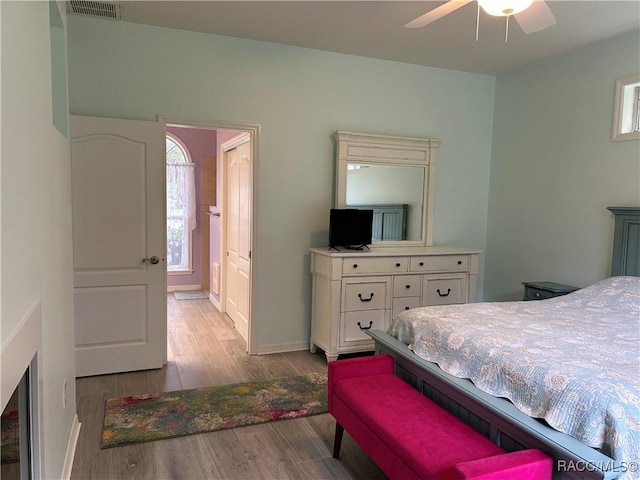 5774 N Lamp Post Dr, Beverly Hills, FL 34465 - bedroom featuring light wood-style flooring and baseboards