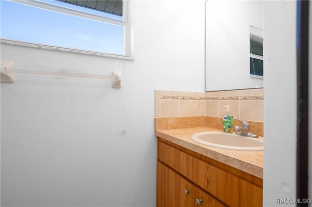 604 Morse St, Inverness, FL 34452 - bathroom with backsplash and vanity