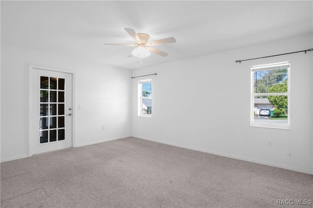 604 Morse St, Inverness, FL 34452 - carpeted empty room with a ceiling fan and baseboards
