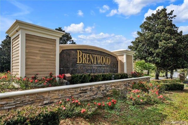 1112 W Diamond Shore Loop Unit 45, Hernando, FL 34442 - view of community sign