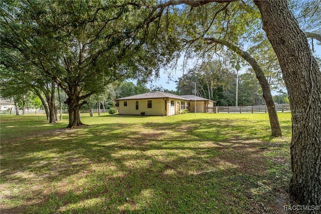 view of yard