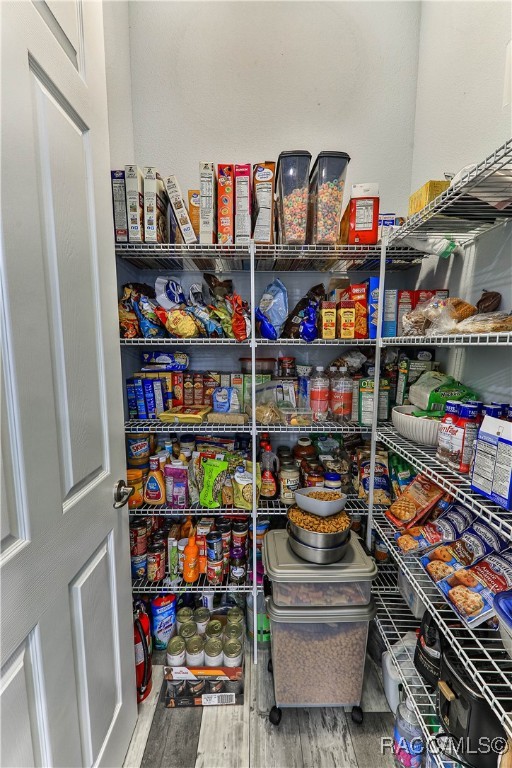 view of pantry