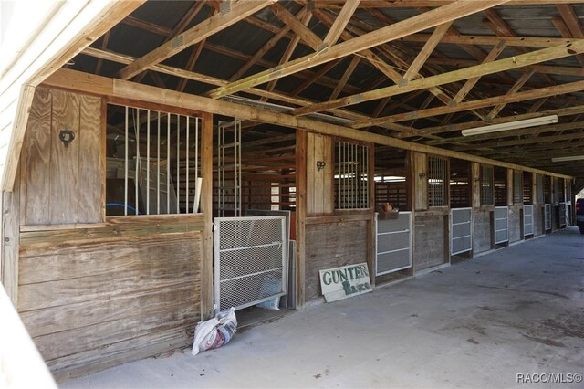 view of stable