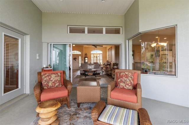 251 W Rexford Dr, Beverly Hills, FL 34465 - view of patio / terrace with outdoor lounge area