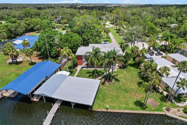 10684 W Halls River Rd Unit 2, Homosassa, FL 34448 - bird's eye view of a forest and a large body of water