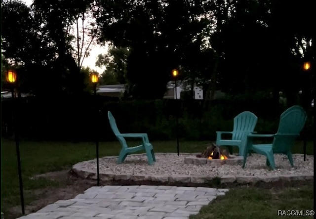 4 S Columbus St, Beverly Hills, FL 34465 - view of playground with a fire pit
