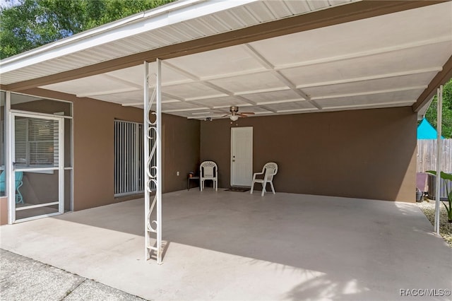 4 S Columbus St, Beverly Hills, FL 34465 - view of patio / terrace featuring a carport