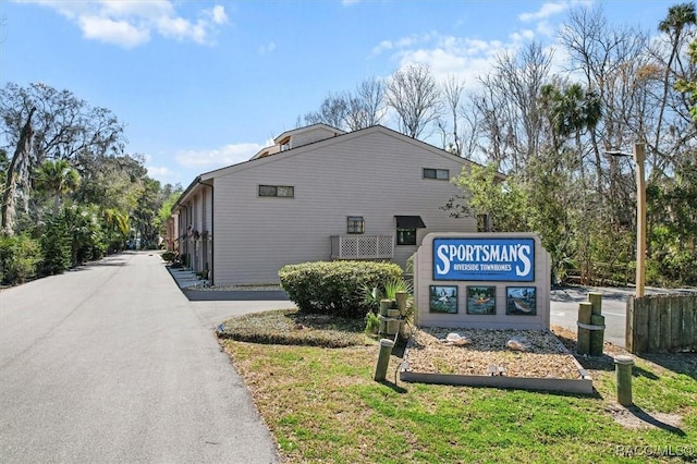 exterior space with driveway