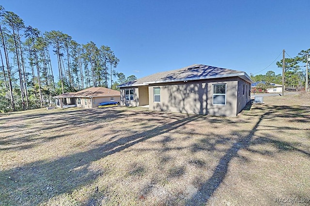 view of rear view of property