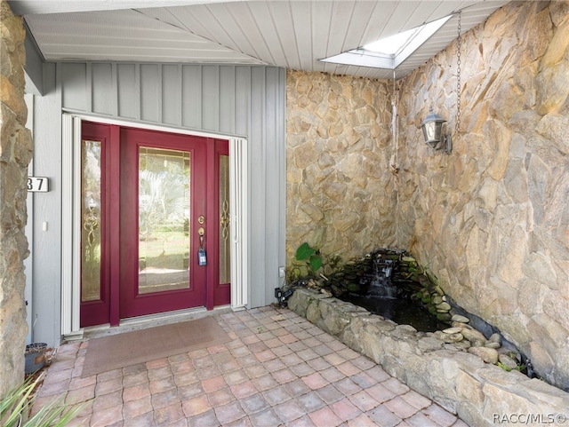 view of entrance to property