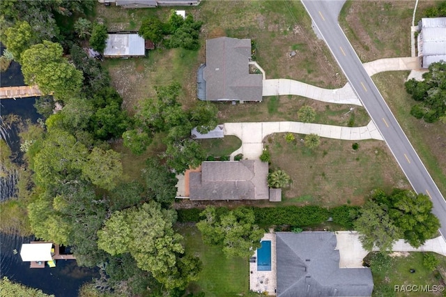 4015 E Parsons Point Rd, Hernando, FL 34442 - aerial view of property's location with a pool