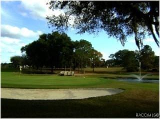 1918 W Crystal Mae Path, Lecanto, FL 34461 - surrounding community featuring a yard and view of golf course