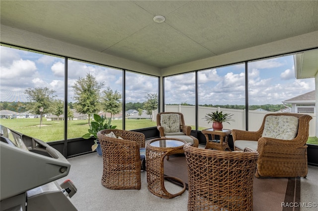 sunroom with a wealth of natural light