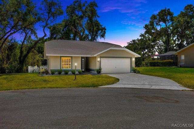 2885 N Attebury Pt, Hernando, FL 34442 - single story home featuring an attached garage, concrete driveway, and stucco siding
