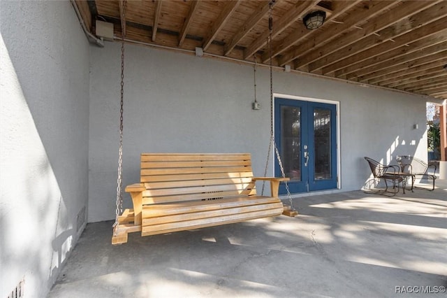 view of patio / terrace with french doors