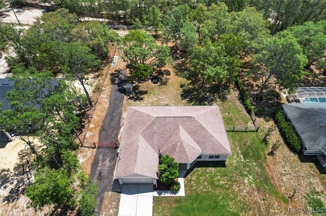 drone / aerial view