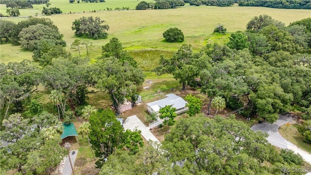 22535 SW 117th St, Dunnellon, FL 34431 - aerial view of property and surrounding area featuring rural landscape
