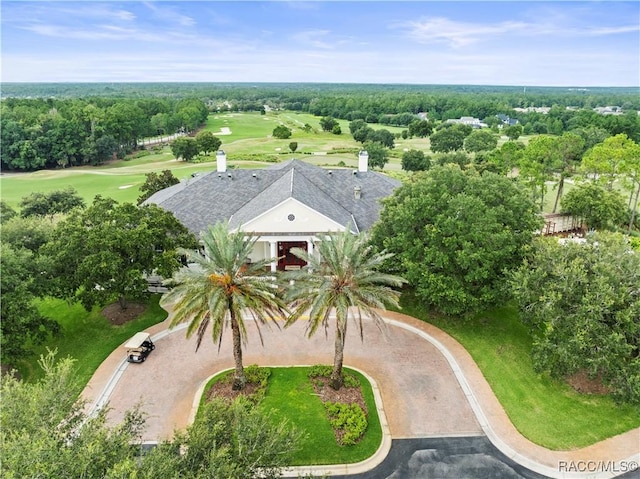6392 Summit View Dr, Brooksville, FL 34604 - bird's eye view with golf course view