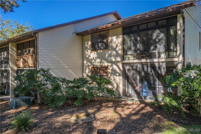 view of rear view of property