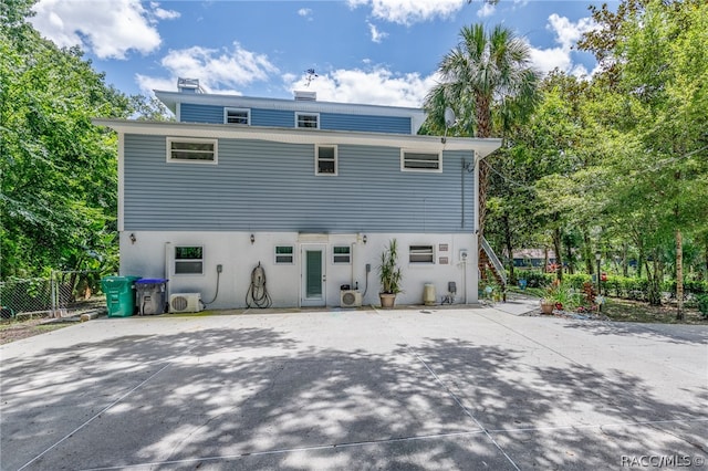 view of back of property