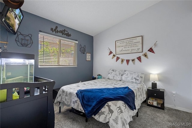 483 N Turkey Pine Loop, Lecanto, FL 34461 - bedroom featuring baseboards, carpet floors, and a textured ceiling