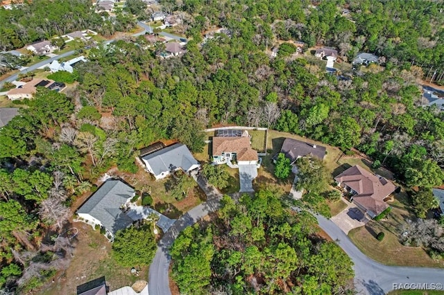 birds eye view of property featuring a residential view