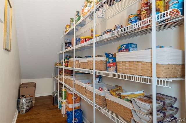 view of pantry