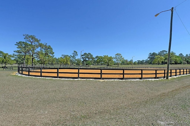 view of horse barn