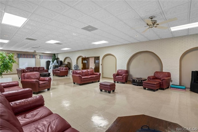 10038 62nd Ter N Unit 2, Saint Petersburg, FL 33708 - lobby featuring a drop ceiling