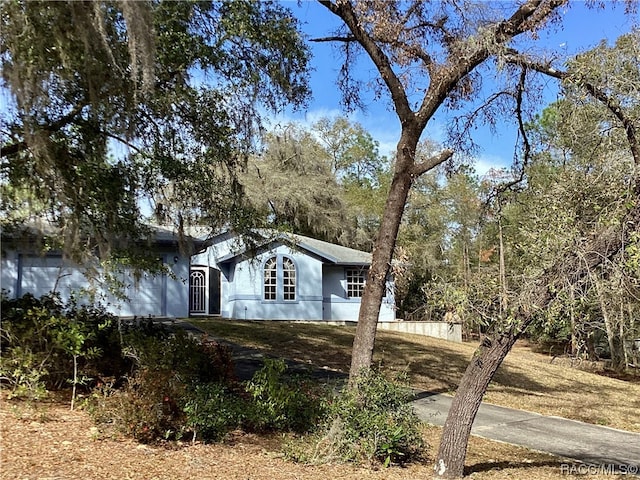 view of front of home