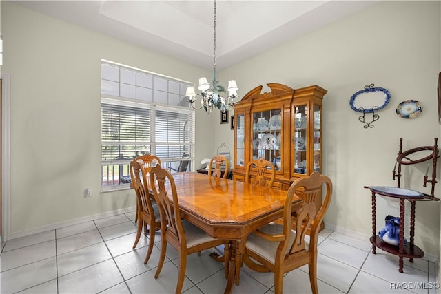2 Nancy Pkwy, Yankeetown, FL 34498 - dining area with a chandelier and light tile patterned floors