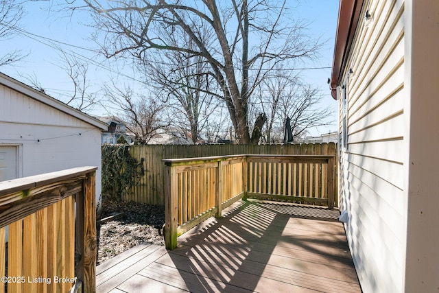 628 Harrison Ave, Louisville, KY 40217 - deck featuring a fenced backyard