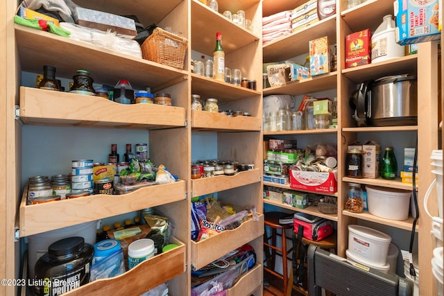 view of pantry