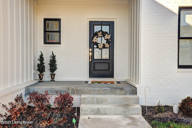 view of property entrance