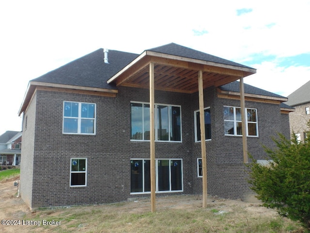 view of rear view of property