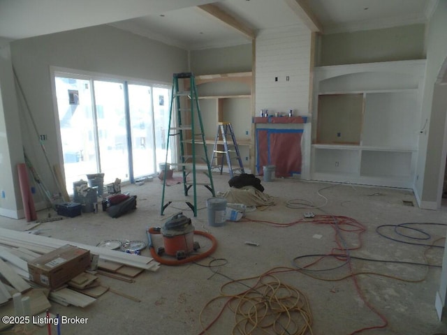 view of unfurnished living room