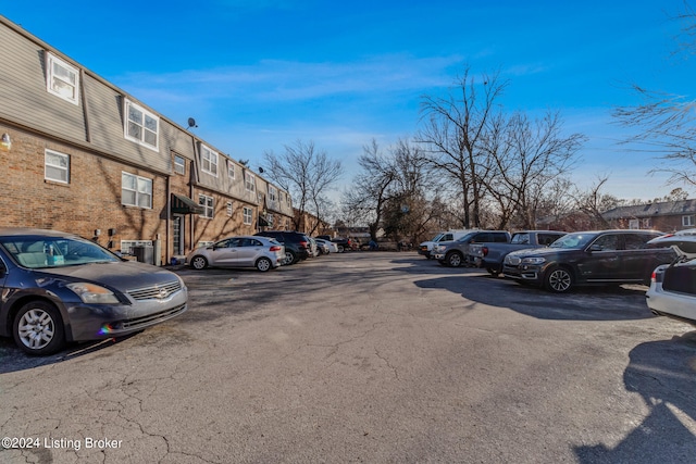 view of parking / parking lot