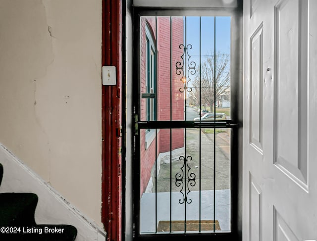 room details featuring french doors