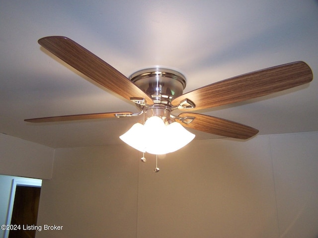 details featuring ceiling fan