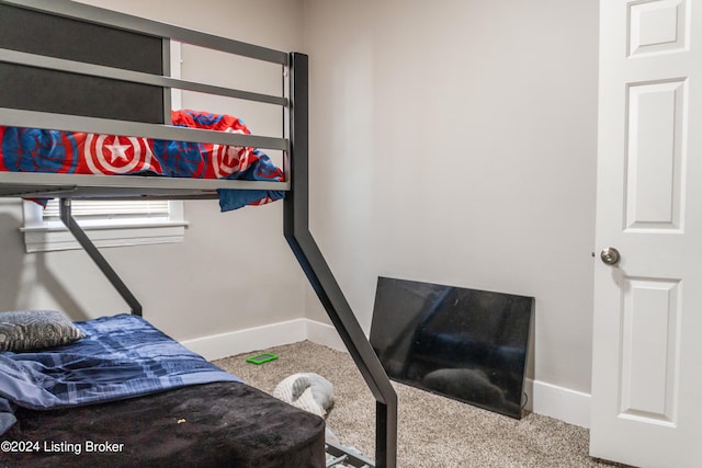 bedroom featuring carpet floors