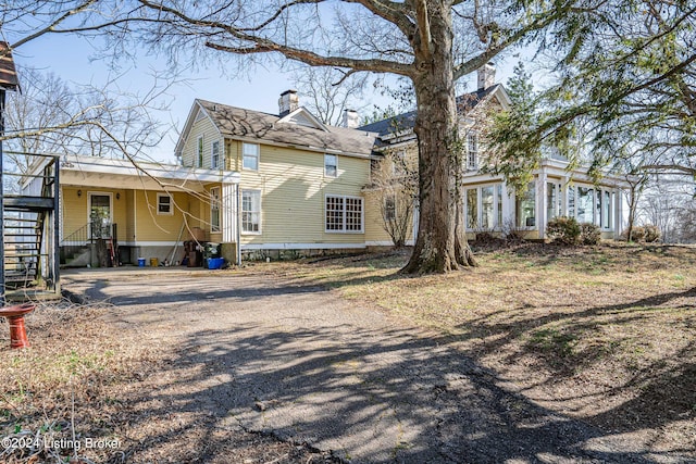 view of rear view of house