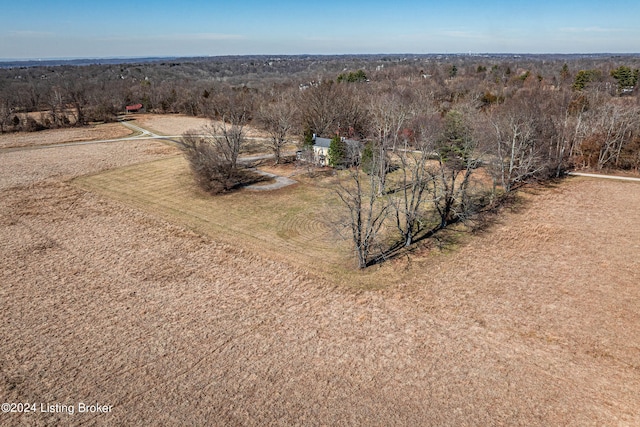 view of aerial view