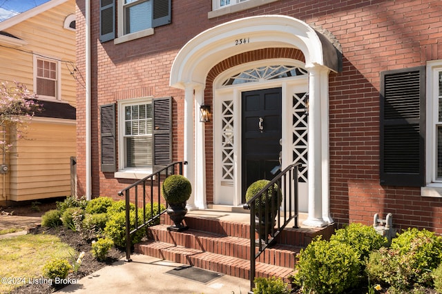 view of entrance to property