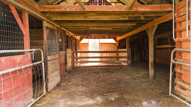 view of stable