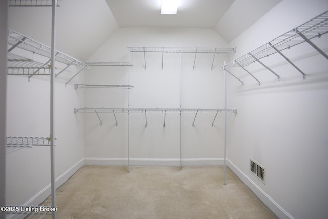 9602 Moorfield Cir, Louisville, KY 40241 - spacious closet with carpet flooring and lofted ceiling