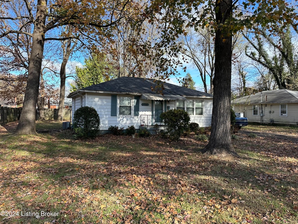 view of ranch-style home