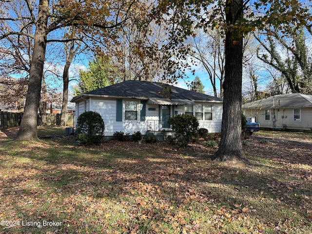 view of ranch-style home