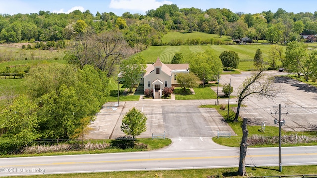 view of aerial view