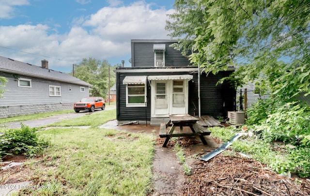 view of rear view of property