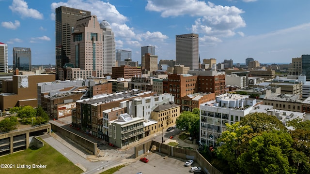 view of property's view of city